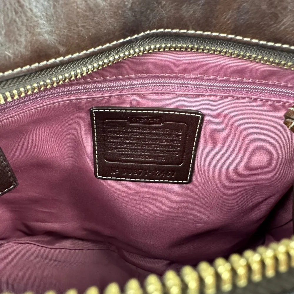 Authentic Coach Hamptons Signature Carryall Satchel Bag Style 12467 Y2K VTG